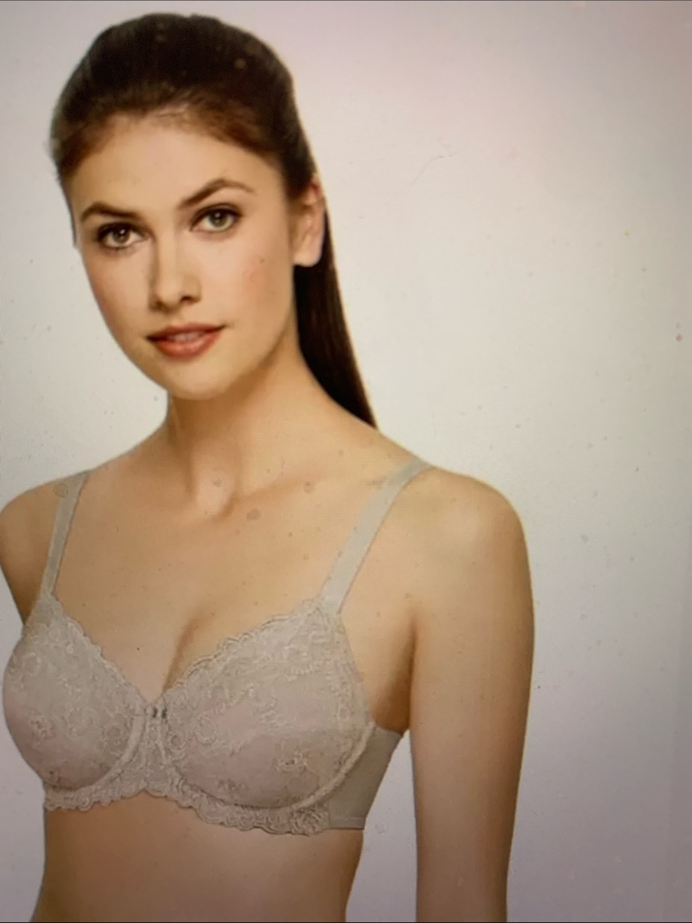 Wacoal Women's Renaissance Rose Nude Lace Underwire Bra 85720 Romantic 36D
